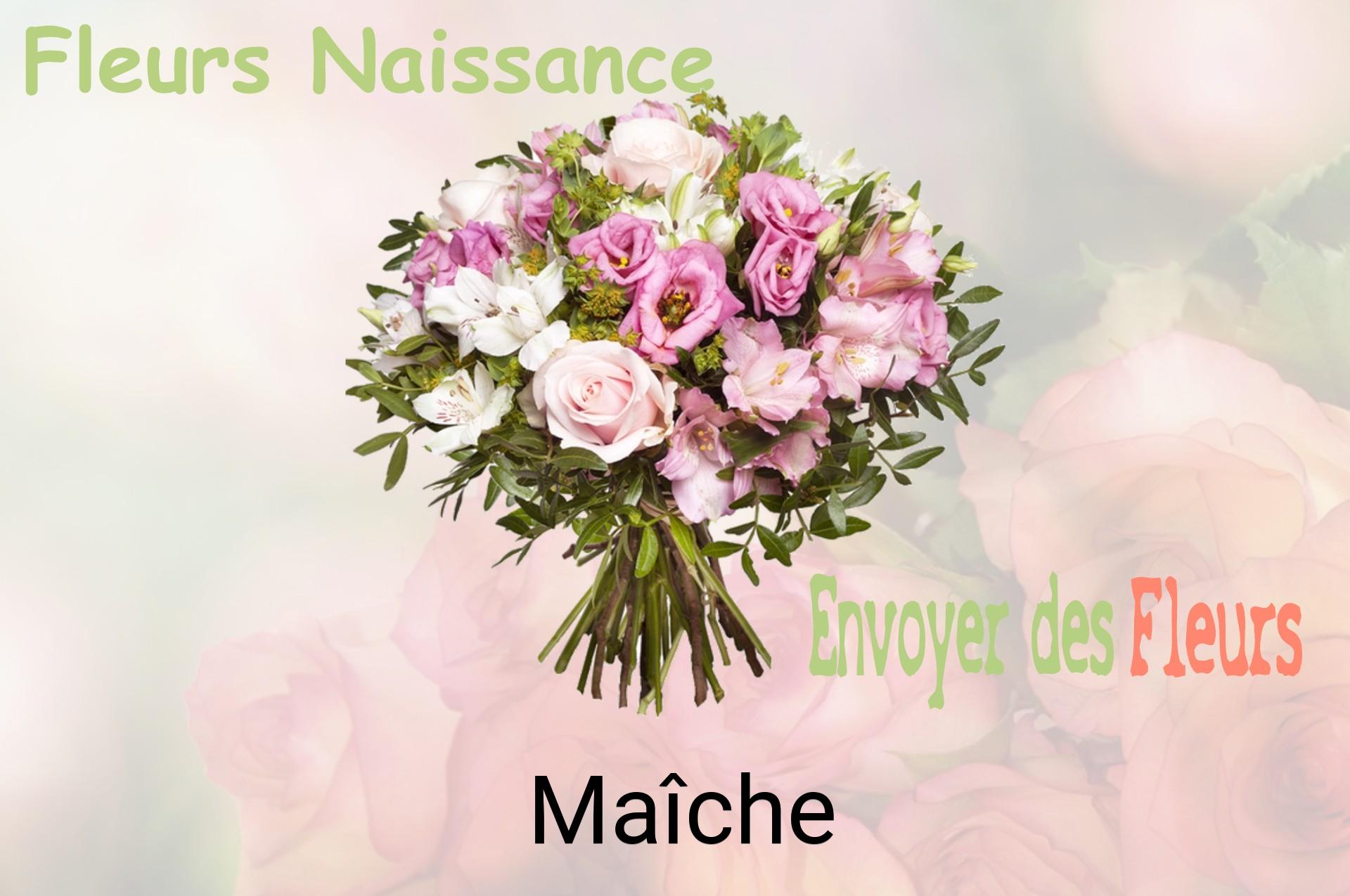 Bouquet de fleurs de naissance livré à Maîche